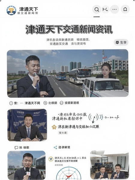 津通天下交通新闻资讯页面