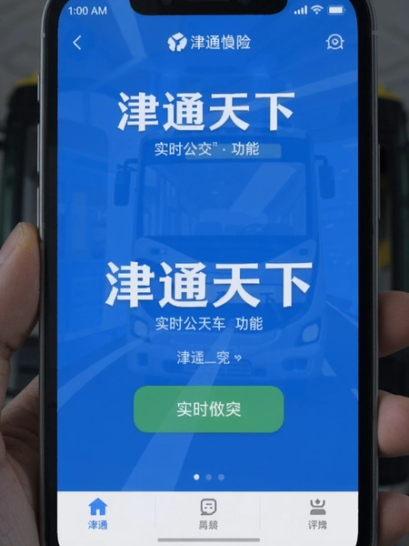 津通天下实时公交功能界面