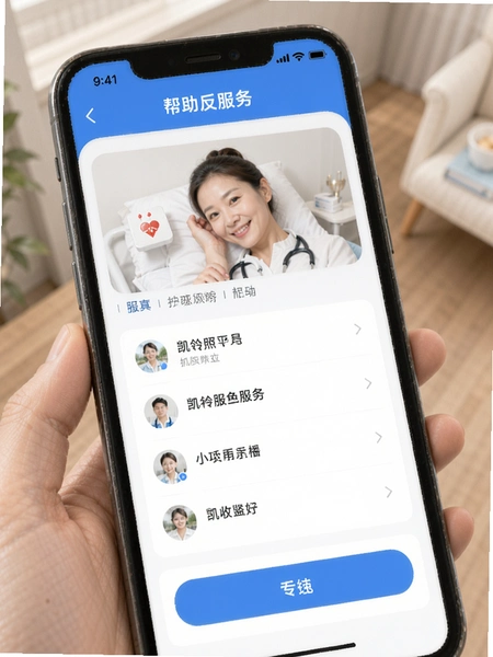 凯瓴照护护理服务app帮助反馈页面