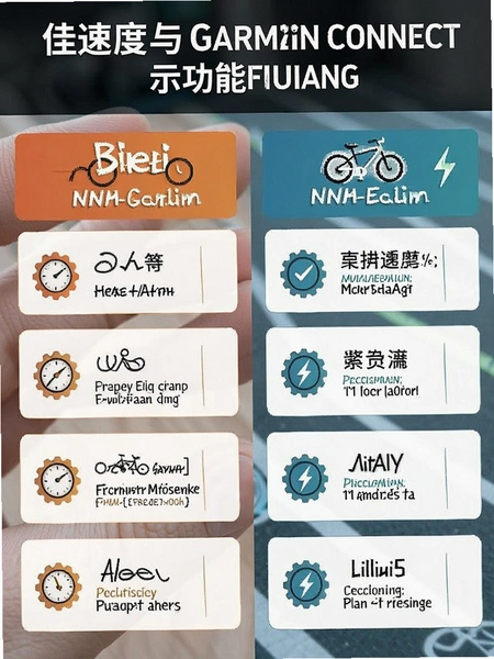 ���ٶ���Garmin Connect���ܶԱ�ʾ��ͼ