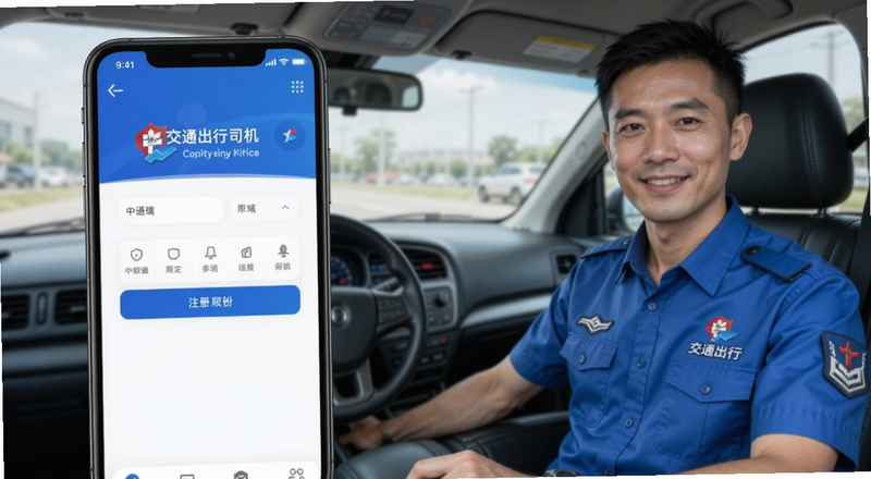 中交出行司机端注册界面预览图