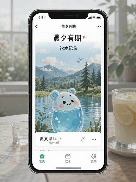晨夕有期饮水记录界面预览图