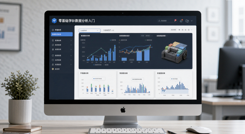 零基础学BI数据分析入门界面预览图