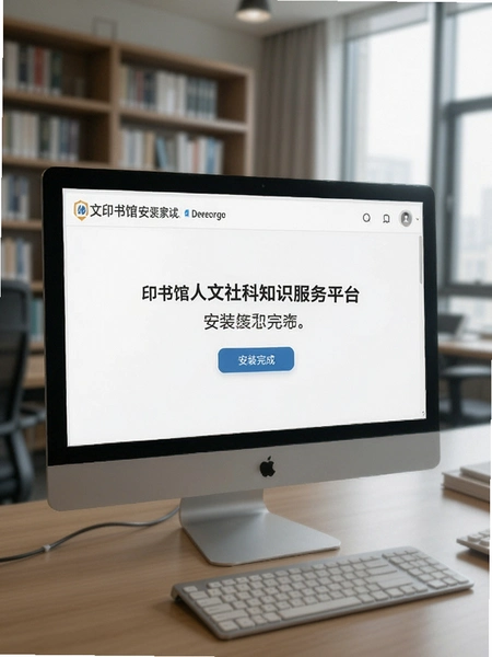 商务印书馆人文社科知识服务平台安装完成界面预览图