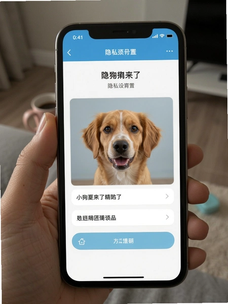 小狗要来了隐私设置页面预览图