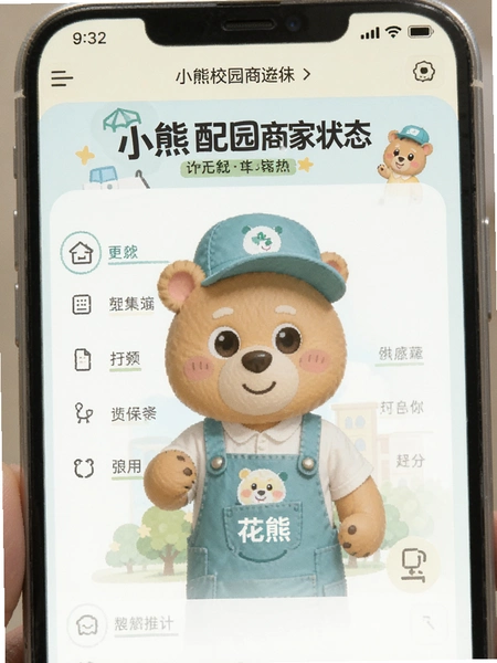 小熊校园商家配送状态跟踪页面