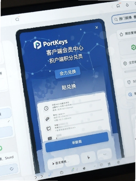 PortKeys�ͻ��˻�Ա���Ļ��ֶһ�ҳ��Ԥ��ͼ