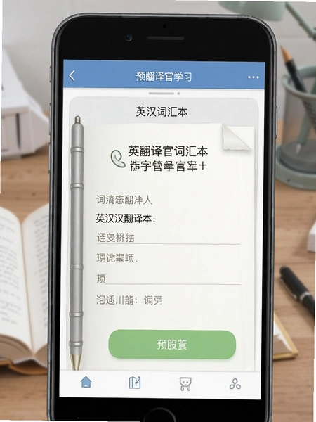 英汉翻译官词汇本学习界面预览图