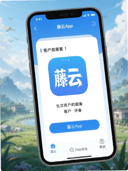 藤云APP报备客户界面