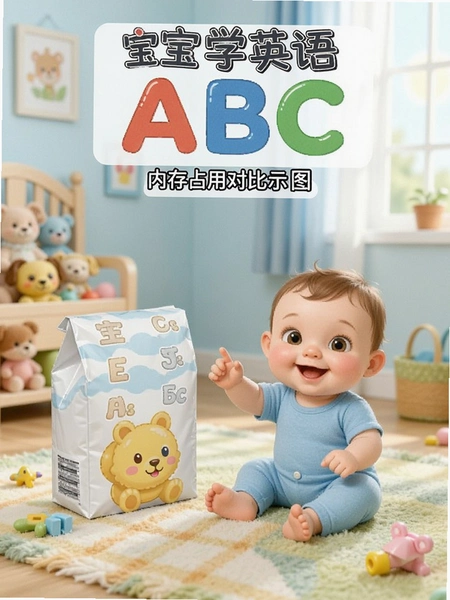 ����ѧӢ��ABC �ڴ�ռ�öԱ�ʾ��ͼ