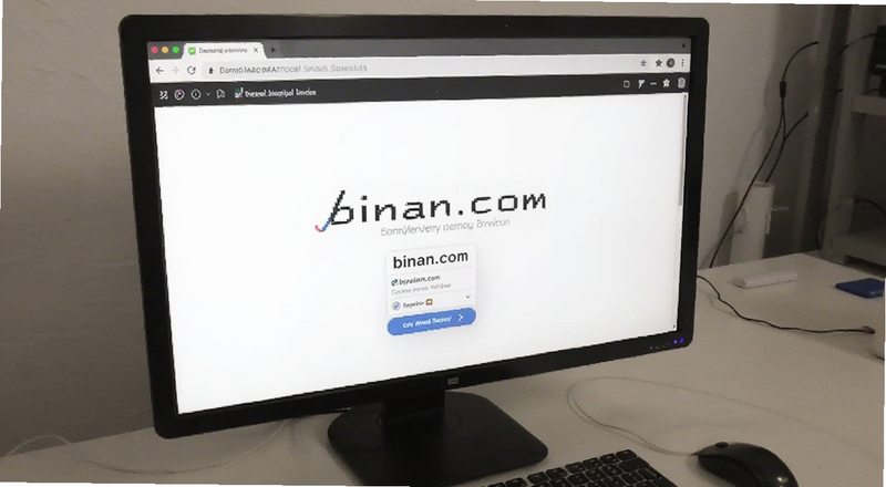 电脑浏览器输入binan.com域名访问操作预览图