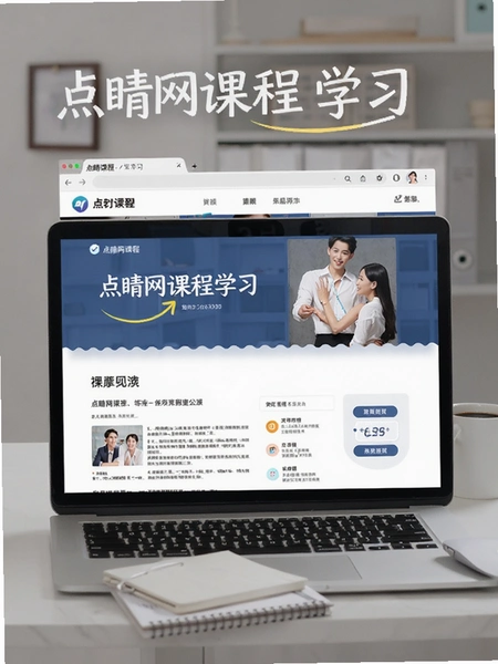 点睛网课程学习页面