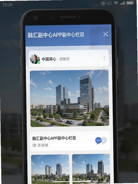 融汇副中心APP副中心栏目页面截图