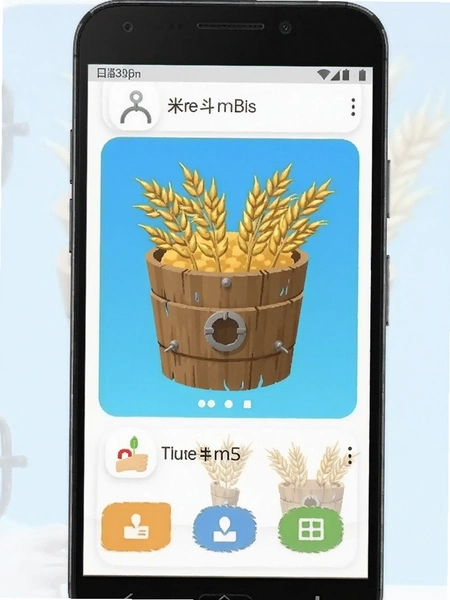 米斗APP在安卓手机上的内存占用示意图