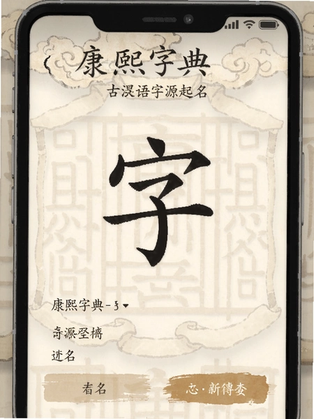 康熙字典-古汉语字源起名 起名查字界面
