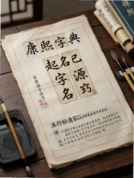 康熙字典-古汉语字源起名 五行标注详情