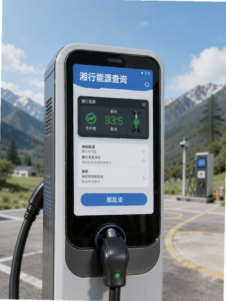 湘行能源充电桩状态查询界面