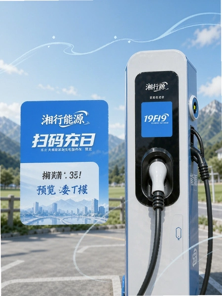 湘行能源扫码充电操作流程预览图