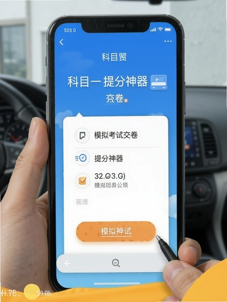 科目一提分神器 模拟考试交卷界面预览图