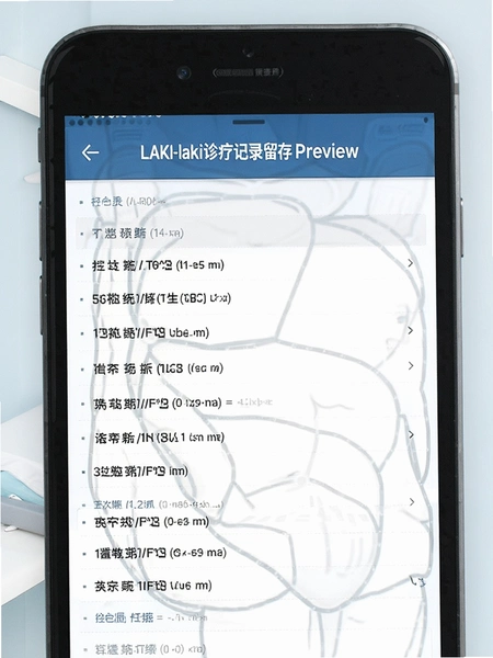 LAKI-laki诊疗记录留存页面预览图