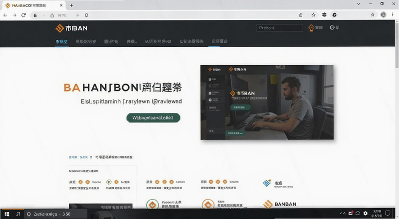 币安官网首页界面预览图