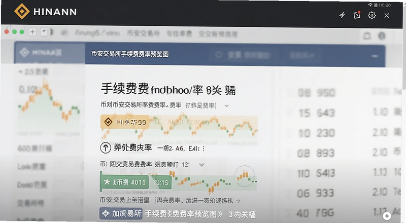 币安交易所手续费费率页面预览图||alt=