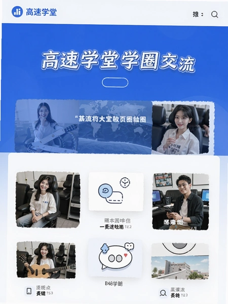 高速学堂学圈交流页面