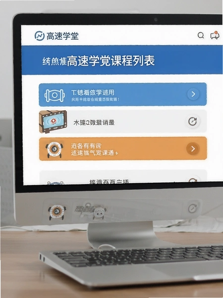 高速学堂课程列表页面展示