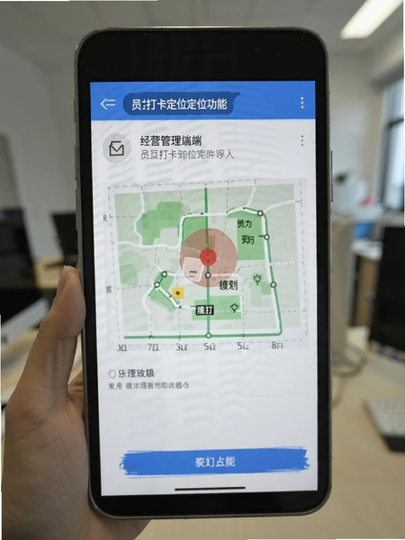 经营管理端员工打卡定位功能截图
