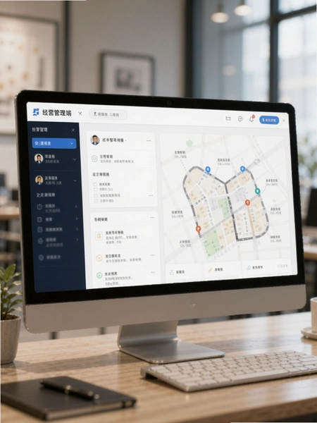 经营管理端门店管理功能界面