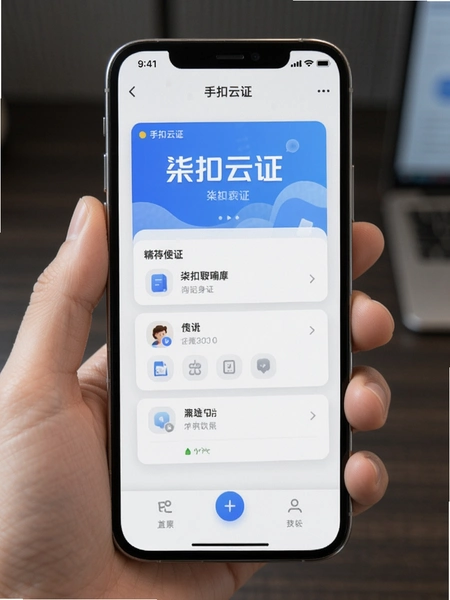 柒扣云证 手机端运行界面