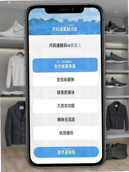 尺码速算鞋码换算功能截图