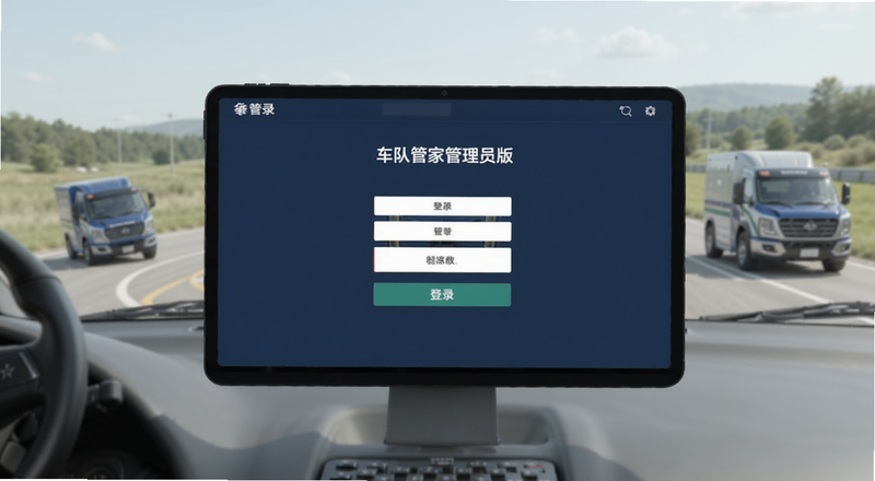 车队管家管理员版登录界面预览图