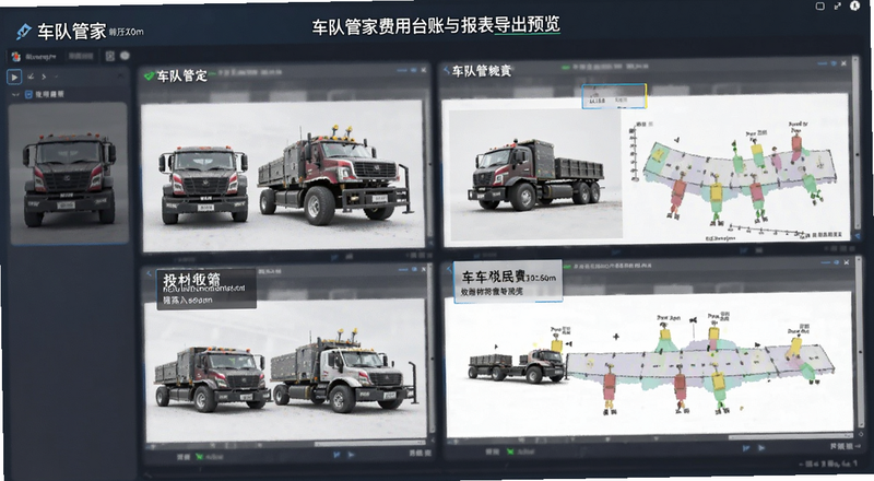 车队管家费用台账与报表导出预览图