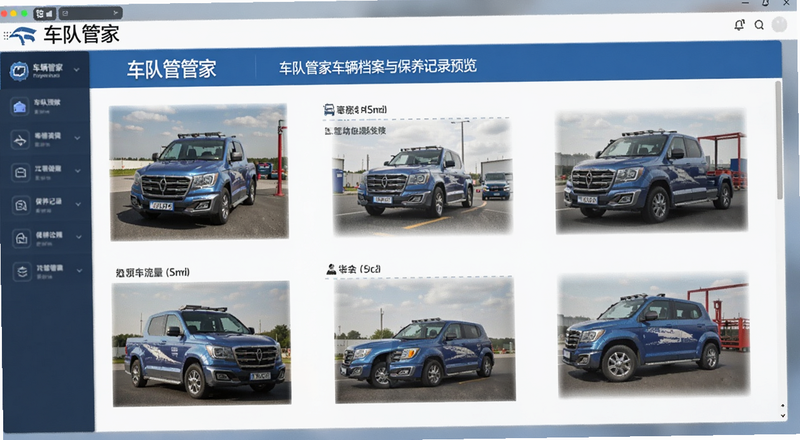 车队管家车辆档案与保养记录预览图