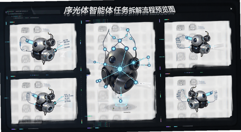 序光体智能体任务拆解流程预览图
