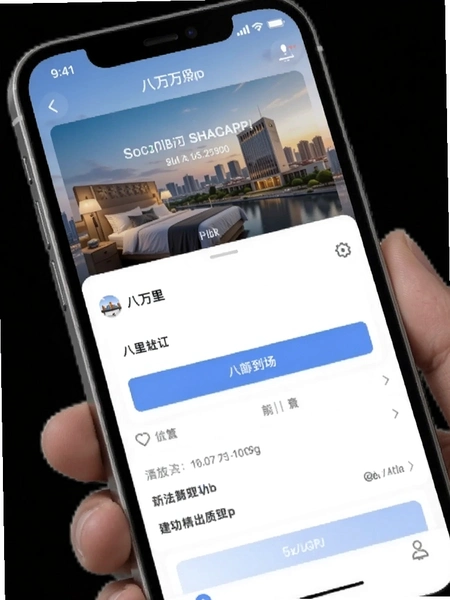 八万里APP酒店预订页面展示图