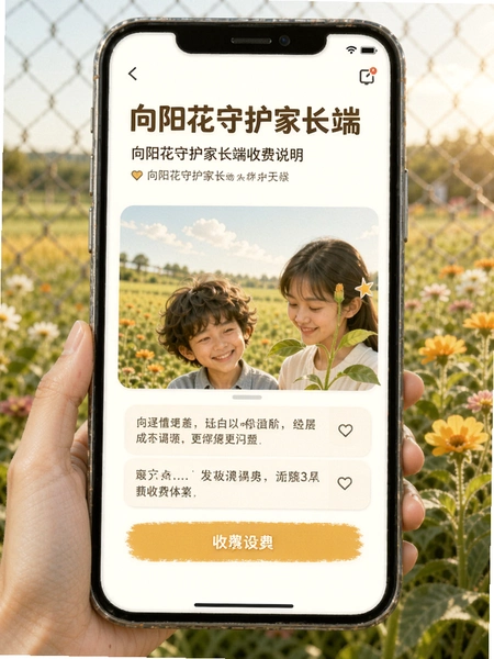 向阳花守护家长端收费说明页面