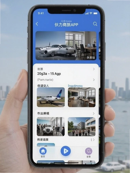 伙力商旅APP界面截图