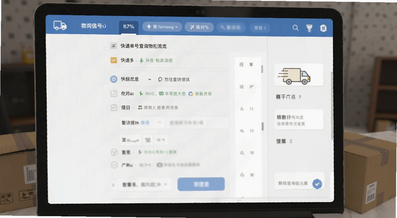 快递单号查询物流信息界面预览图