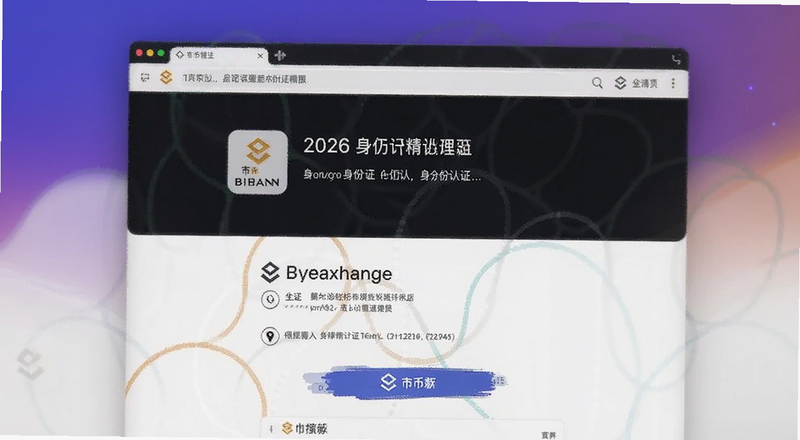 币安交易所2026身份认证页面预览图