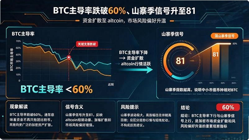 BTC�����ʵ���60%��ɽկ��ָ������81�������ʲô��ͬ