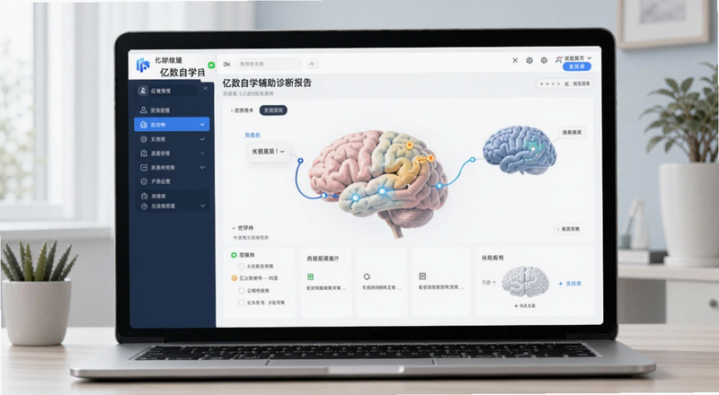 亿数自学辅助诊断报告界面预览图