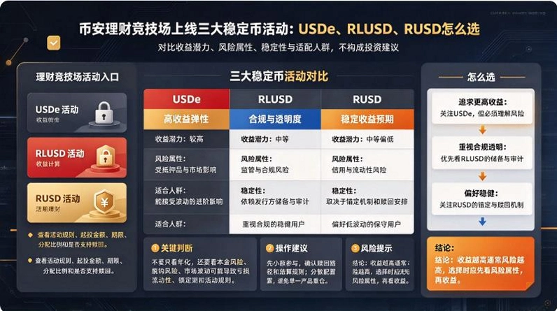 �Ұ����ƾ��������������ȶ��һ��USDe��RLUSD��RUS