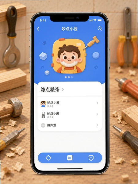 妙点小匠App隐私设置页面