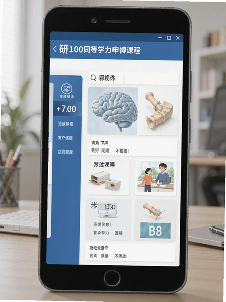 研100同等学力申硕课程界面预览图