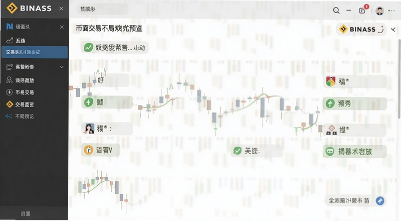 币安交易所中文交易界面功能布局预览图