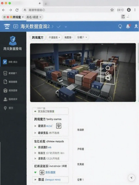 跨境魔方海关数据查询界面截图