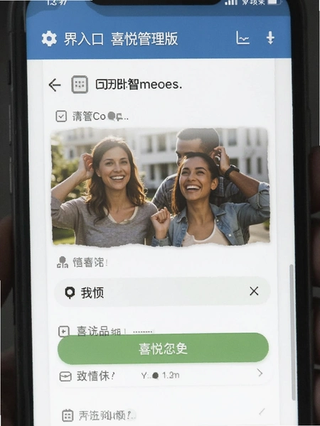 喜悦管理版 界面入口截图