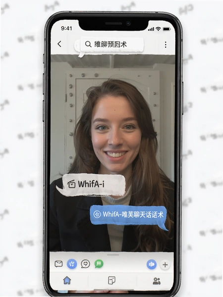 WhifA-i唯芙聊天话术界面预览图
